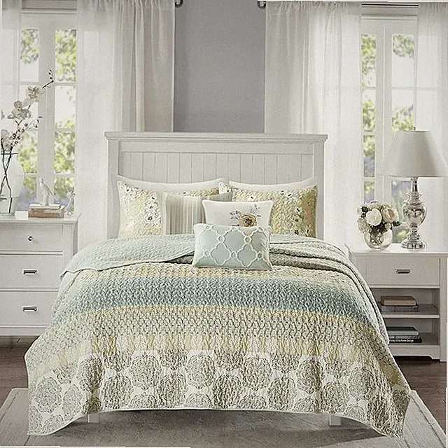 Madison Park Lorraine 6 Piece Coverlet Set Full/Queen NIP