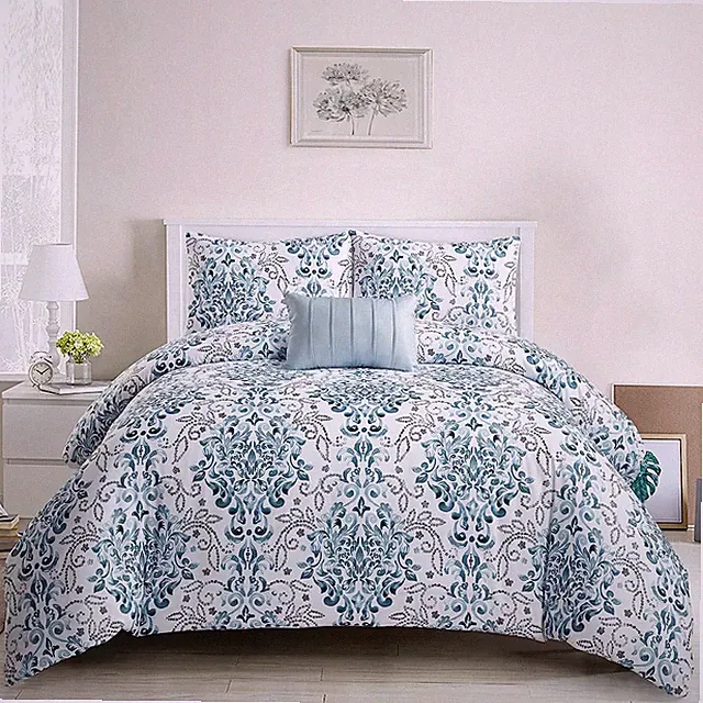 Style Quarters Antonia 4 Pcs Comforter Sets 100% Microfiber polyester-King Size